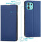 iMoshion Hoesje Geschikt voor Motorola Edge 20 Lite Hoesje Met Pasjeshouder - iMoshion Slim Folio Bookcase - Donkerblauw