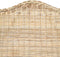 vidaXL - Stoel - met - kussen - natuurlijk - rattan - en - linnen