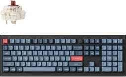 Keychron V6 Max - Mechanisch Toetsenbord - Gateron Jupiter Brown - Zwart
