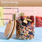 Five Stars® Voorraadpotten - Glas met deksel - 750 ML - 5 delige set - BPA vrij - Met pen & herschrijfbare stickers (5 stuks)