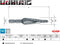 RUKO 101050-9H - Getrapte boor - HSS 4-12 mm - Gezamenlijke lengte 72 mm