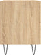 vidaXL - Nachtkastje - 40x35x47,5 - cm - bewerkt - hout - sonoma - eikenkleurig