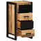 vidaXL - Ladekast - 40x40x75 - cm - massief - ruw - mangohout