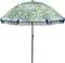 Mica Decorations Bloem Parasol - Stokparasol - H238 x Ø220 cm - Blauw