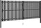 vidaXL - Poort - 4x2 - m - staal - antraciet