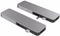 Hyper GN21D-GRAY - USB Hub - 1x HDMI 5Gb/s 5x USB 3.2 10Gb/s - Grijs