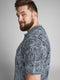 JACK&JONES PLUS JPRBLUWIN LIGHT LEO AOP POLO PS - Heren Poloshirt - Gebloemde all over print - EU4XL