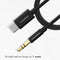 imoshion USB-C naar AUX Kabel - 1 meter - 3.5mm Audio Kabel - Zwart