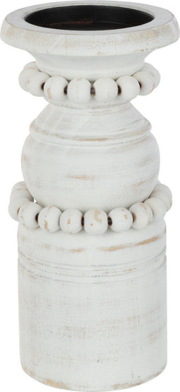 J-Line kaarshouder Pila - metaal - wit - small