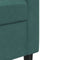 vidaXL - Tweezitsbank - 120 - cm - fluweel - donkergroen