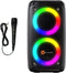 N-GEAR LGP 23M - Draadloze Karaoke Speaker - 100W - Bluetooth 5.0 - RGB LED