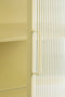 Mica Decorations Clifton Opbergkast met Deuren - L38 x B35 x H90 cm - Metaal - Beige