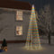 vidaXL - Kegelkerstboom - 732 - LED's - meerkleurig - 160x500 - cm