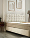Dreamhouse Marrakech Opberg Boxspring Bed - 180x200 - VELVET BEIGE - Met veel Opbergruimte en Inclusief Hoofdbord.
