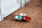 Noya - Coconut Bowl - Kokosnoot - Schaal Kom - Zilver Grijs Metallic Leaf
