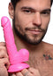 POP - Dildo with Balls - 6.5 / 16.5 cm