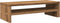 vidaXL - Monitorstandaard - 54x22x15 - cm - bewerkt - hout - artisanaal - eikenkleur