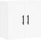 vidaXL - Wandkast - 60x31x60 - cm - bewerkt - hout - wit