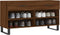 vidaXL - Schoenenbank - 102x35x55 - cm - bewerkt - hout - sonoma - eikenkleurig