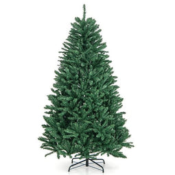 180cm Kerstboom Kunstkerstboom Kerstboom met Opvouwbare Metalen Standaard PVC Kunstboom Decoratieve