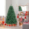 180cm Kerstboom Kunstkerstboom Kerstboom met Opvouwbare Metalen Standaard PVC Kunstboom Decoratieve