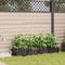 vidaXL - Tuinplantenbakken - met - waterirrigatiesysteem - - - 4 - stuks - - - Bruin