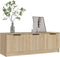 vidaXL - Tv-meubel - 102x35x36,5 - cm - bewerkt - hout - sonoma - eikenkleurig