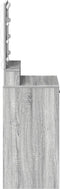 vidaXL - Kaptafel - met - LED - Verlichting - Grijs - Sonoma - 50x41x135 - cm