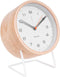 Karlsson - Innate XL - Wekker - Ijzer, dennenhout veneer - 8x14x18cm - Wit