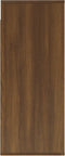 vidaXL - Wandkast - 80x33x80 - cm - bewerkt - hout - bruin - eikenkleur