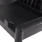 vidaXL - Ligbed - Verstelbare rugleuning - 186x60x29 cm - Antraciet