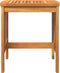 vidaXL - Tuin - Bijzettafel - Bruin - 45x45x50 - cm - Massief - Acaciahout