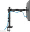 Neomounts DS60-600BL1 - Monitorarm - Full motion 90° kantelbaar 360° roterend - Zwart