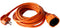 BRASQ Verlengsnoer 10 meter Oranje - Verlengkabel met randaarde - Verlengkabel voor binnen