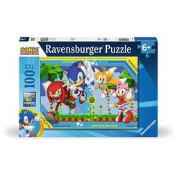 Kinderpuzzle 100 XXL Teile - Sonic the Hedgehog - Nichts kann Sonic aufhalten