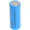 18500 Li-Ion battery with 3.6-3.7 volts, 18500-A1, 1500mAh, flat positive pole