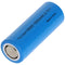 18500 Li-Ion battery with 3.6-3.7 volts, 18500-A1, 1500mAh, flat positive pole