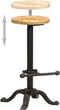 vidaXL - Barstoelen - 2 - st - massief - mangohout
