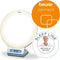 Beurer WL 75 Wake-up light – LED – Sfeerlicht 256 kleurnuances - Nachtlamp – Leeslamp – FM radio - Alarm/Snooze – 10 Melodieën - Bluetooth® - Gratis beurer LightUp app – Incl. netadapter/Aux kabel - 3 Jaar garantie