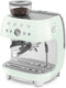 Smeg EGF03PGEU - Espressomachine met bonenmaler - 19 bar druk - Watergroen