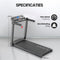 Lugia Fit Pro - Loopband - 1-12 km/u - Hellingsfunctie - Bluetooth Speakers - Opvouwbaar - LED Display - Treadmill
