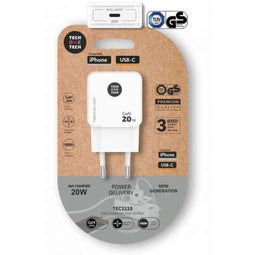 Tech One - Oplader TEC2220 - 20 W - EU-stekker