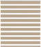 vidaXL - Zebra - Blind - 125x100 - cm - stofbreedte - 120,9 - cm - polyester - zandbruin