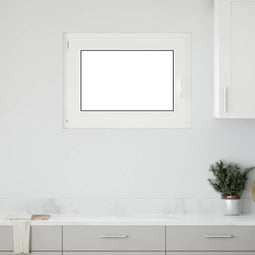 Kelderraam "RISOR" 80x70 cm draai-kiep DIN links antraciet