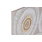 Schilderij Home ESPRIT Wit Beige Cirkels Scandinavisch 80 x 3 x 80 cm (2 Stuks)