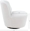 Kick Draaifauteuil Jill - Bouclé - Wit