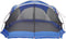 vidaXL - Camping - Muggennet - met - Deuren - Blauw - voor - 10 - Personen - - - Waterdicht