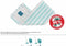 Leifheit Clean Twist M Ergo - vloerdoek micro duo - 2-vezels-systeem - 33 cm - Turquoise wit