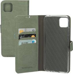 Mobiparts Galaxy A22 5G (2021) - Classic Wallet Case - Ruimte voor pasjes - Groen