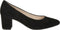 Gabor dames pump - Suède - Hakhoogte 5,5 cm - Zwart - Maat 40,5